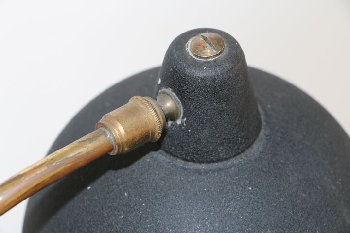 Black brass table lamp 370mm