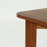 Modernist Amsterdam School Oak Side Table 1920s