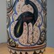large jug from Vallauris, signed, hand-painted