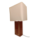 Large lamp 2 foot lights lacquered resin house style Le Dauphin