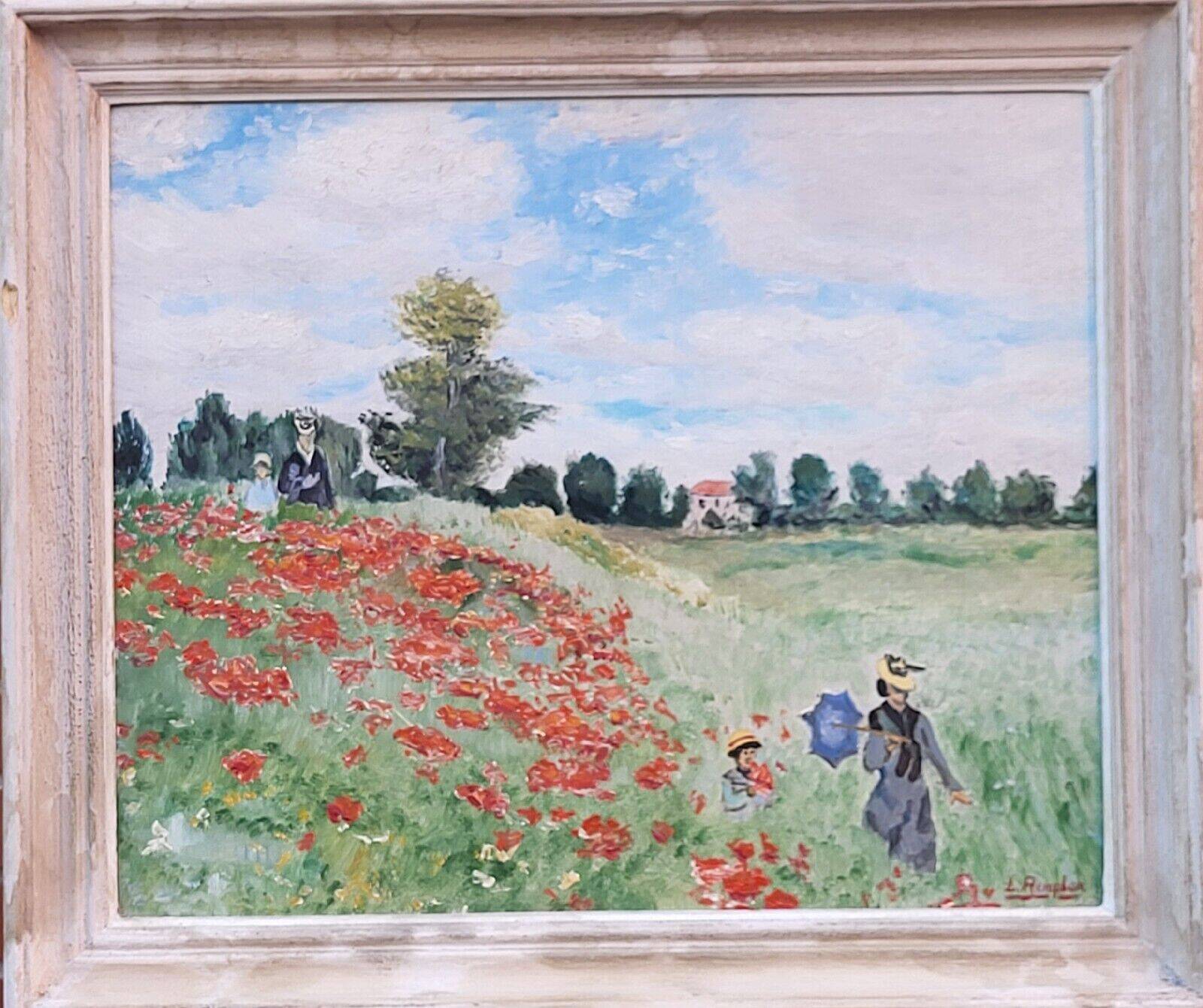 Vintage Mid-Century French Louis Remplon Oil Painting