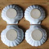 4 Émile Henry shell-shaped dishes