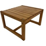 Vintage Wooden Coffee Table Karin Möbring for Ikea 70's Design