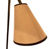 LIX Floor lamp base in raw steel with Caravan lampshade