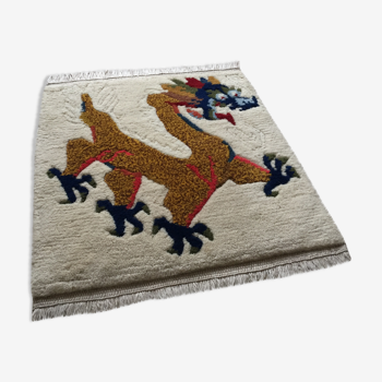 Tibetan wool carpet dragon decoration – 54cm x 43 cm