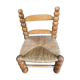 Chaise basse perle