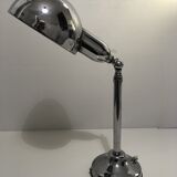 Art deco adjustable chrome desk lamp