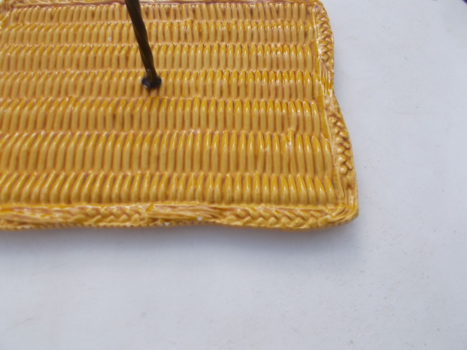 Vallauris cheese platter in slipware