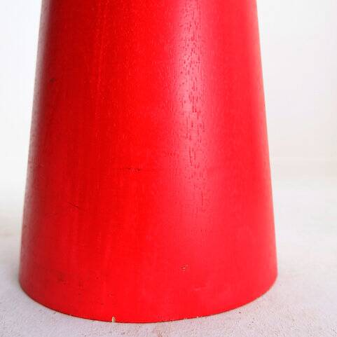 Glass and wood console table in the style of Marcello Pisani