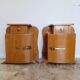Pair of art deco bedside tables