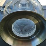 Refined carafe ball shape, pear neck. in finely engraved crystal