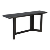 Vintage lacquered wood console, design, Italy, 1980s-1990s
