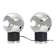Pair of vintage 1960 space age lamps