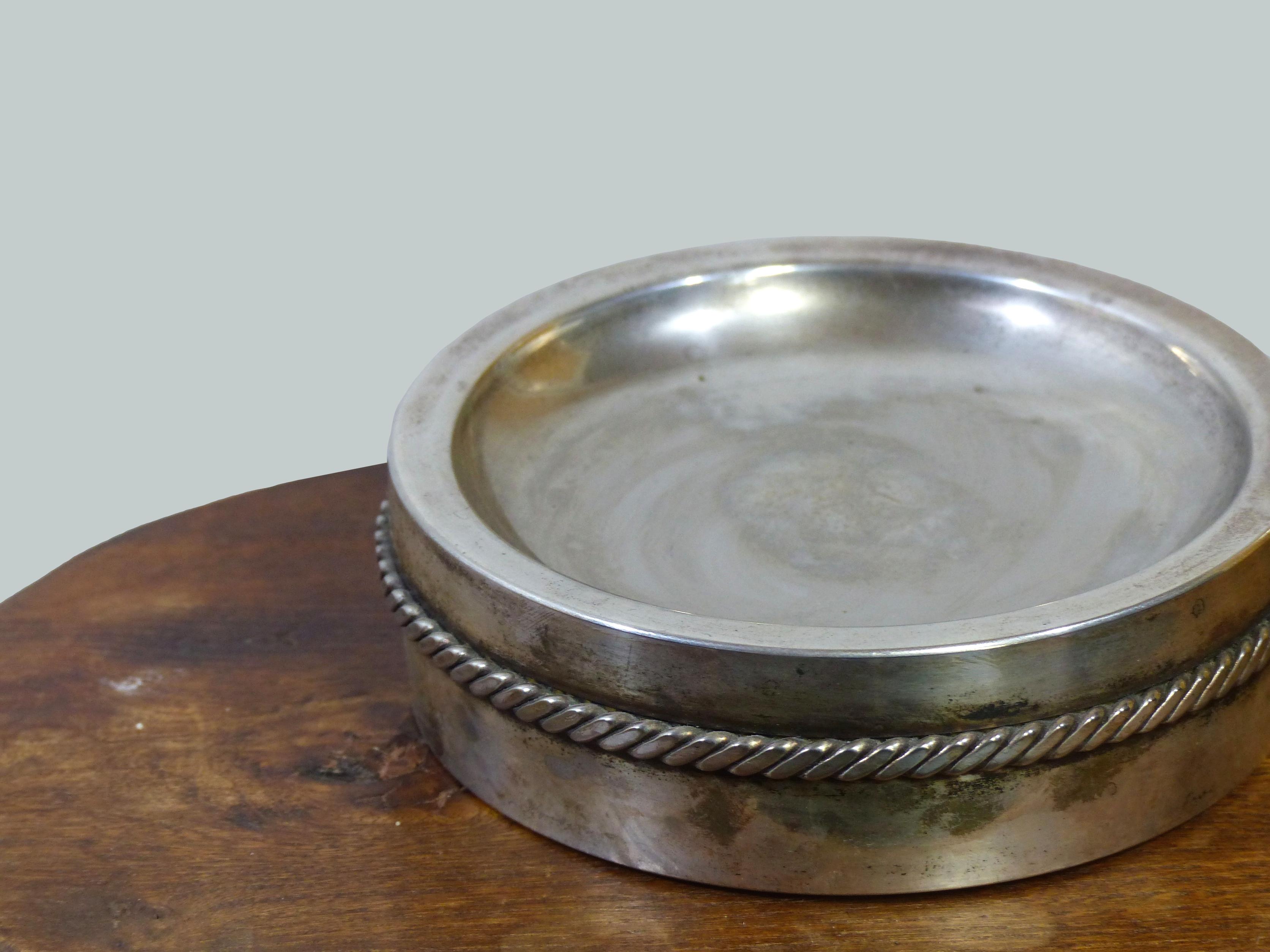 Empty pocket in metal agenté gourmette