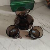 Set of 6 cups and saucers