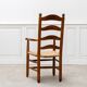 Fauteuil chêne et paille dans l’esprit de Charlotte Perriand 1950