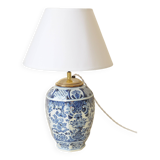 Boch Keramis Ceramic Table Lamp - Delft Style Earthenware Table Lamp