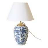 Boch Keramis Ceramic Table Lamp - Delft Style Earthenware Table Lamp