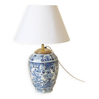 Boch Keramis Ceramic Table Lamp - Delft Style Earthenware Table Lamp