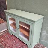 Large old glazed buffet