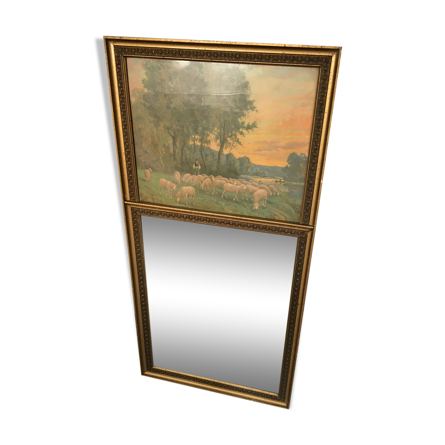 Trumeau late 19th 48x97cm