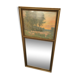 Trumeau late 19th 48x97cm