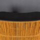 Striking 20thc italian standing bamboo dry bar & stools c.1960