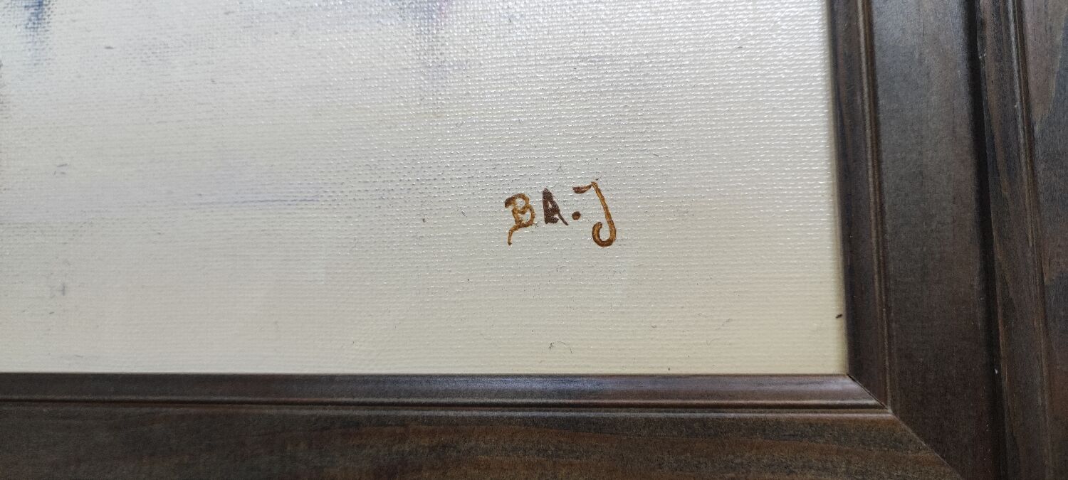 Marine painting signed