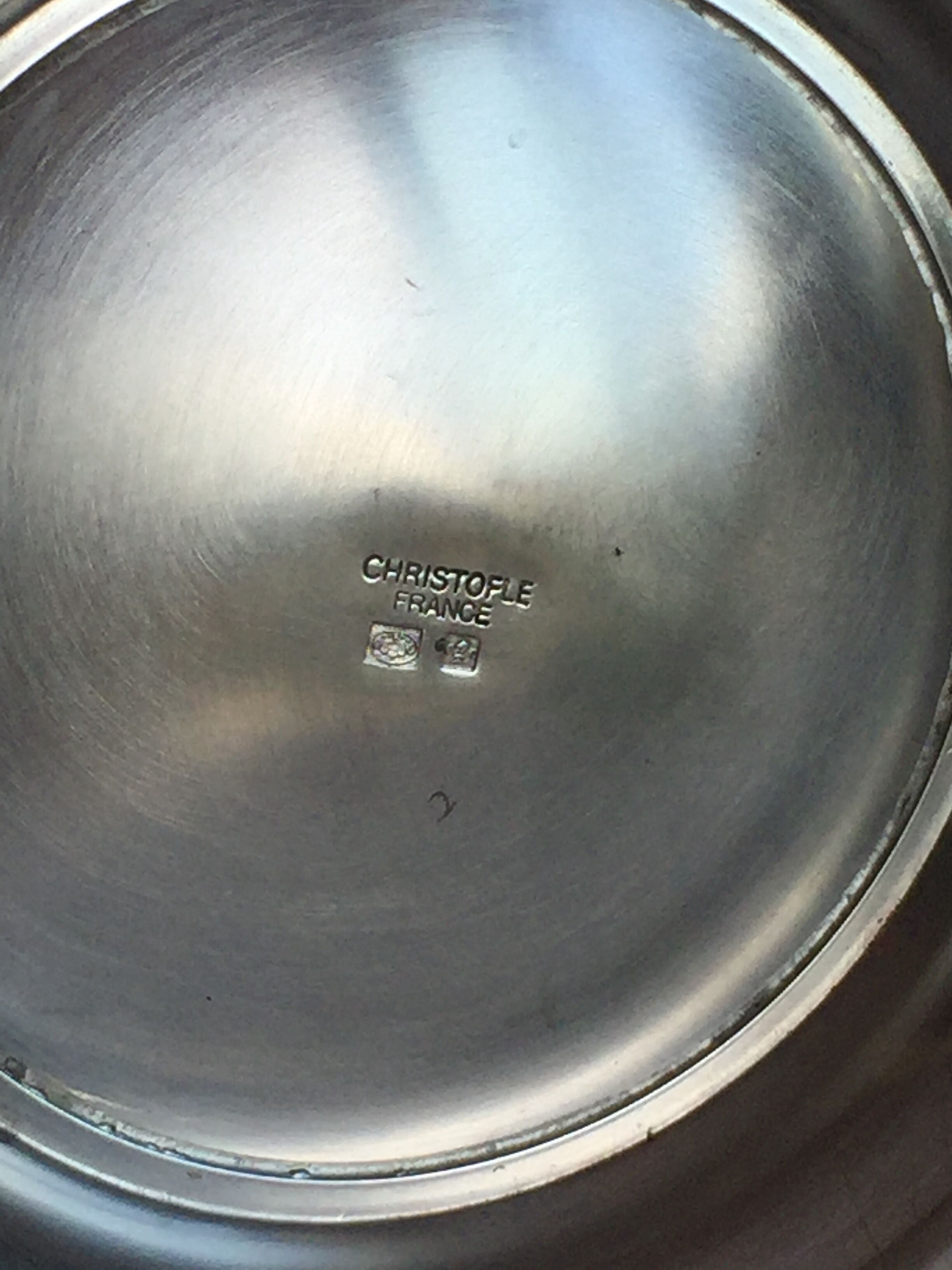 Christofle pitcher silver metal