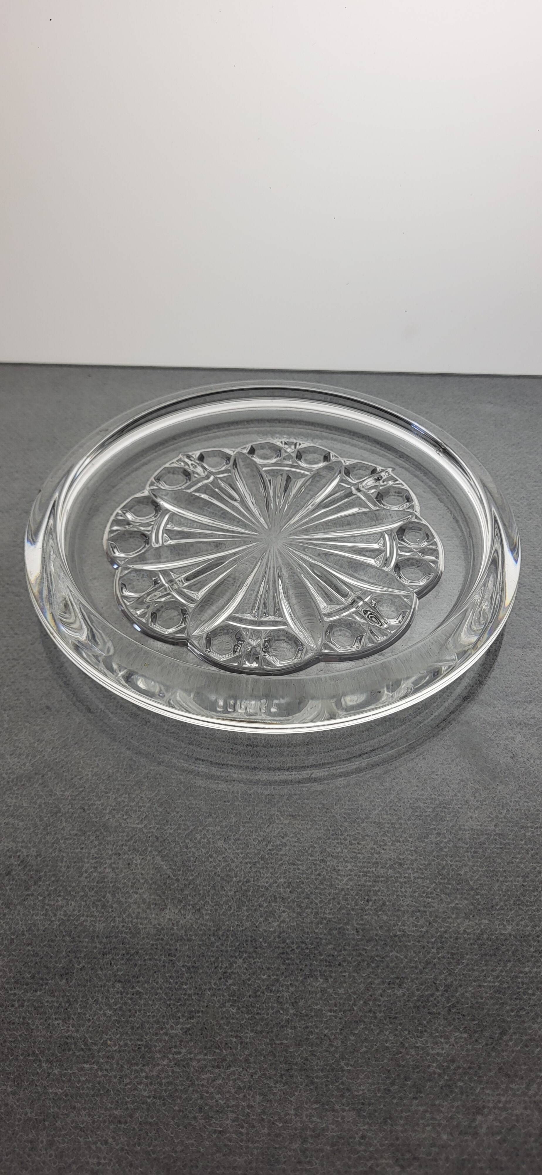 Baccarat crystal bottle coasters (*2)