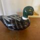 Vintage michel caugant duck-shaped ceramic terrine, france