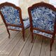 Pair of Louis XV style armchairs