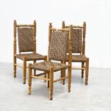 set of 3 sidechairs / dining chairs