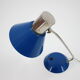 1950s vintage blue table lamp Czechoslovakia