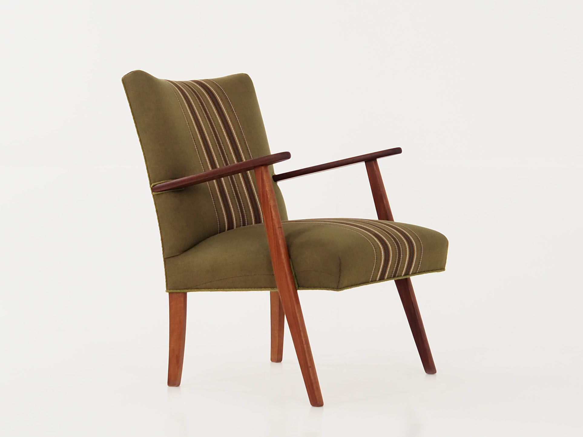 Armchair, teak construction, Scandinavian design of the 70s