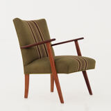 Armchair, teak construction, Scandinavian design of the 70s