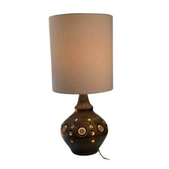 Double-light lamp by ceramicist Georges Pelletier