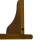 Étagère murale en chêne vintage, étagère à livres, design minimaliste en bois des années 1970