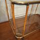Faux bamboo cocktail trolley bar cart attr. Maison Jansen, France 1950s-60s