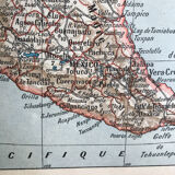 Vintage map of Mexico