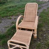 Wicker armchair