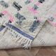 Handmade wool Berber rug 284x194cm