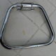 Vintage towel rack chrome metal