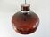 Vintage glass suspension in red-brown 1970s