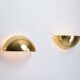 ‘‘Quarto 453’’ wall lamps by Tobia Scarpa for Flos, Italy, 1970s.
