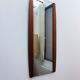 Miroir scandinave en teck 35x79cm