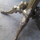Italian coat rack brass and onyx