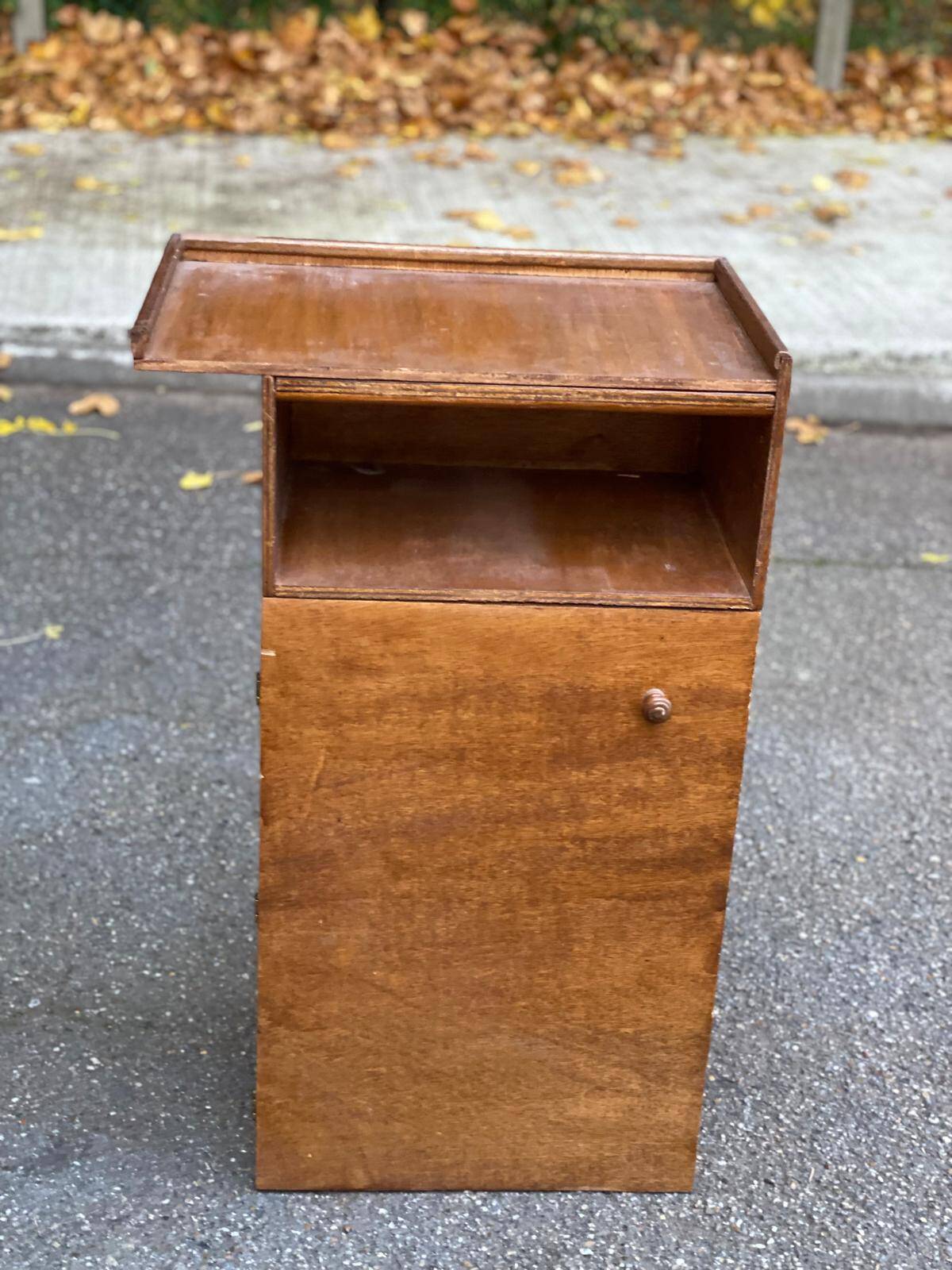 Scandinavian oak shelf, 1960s