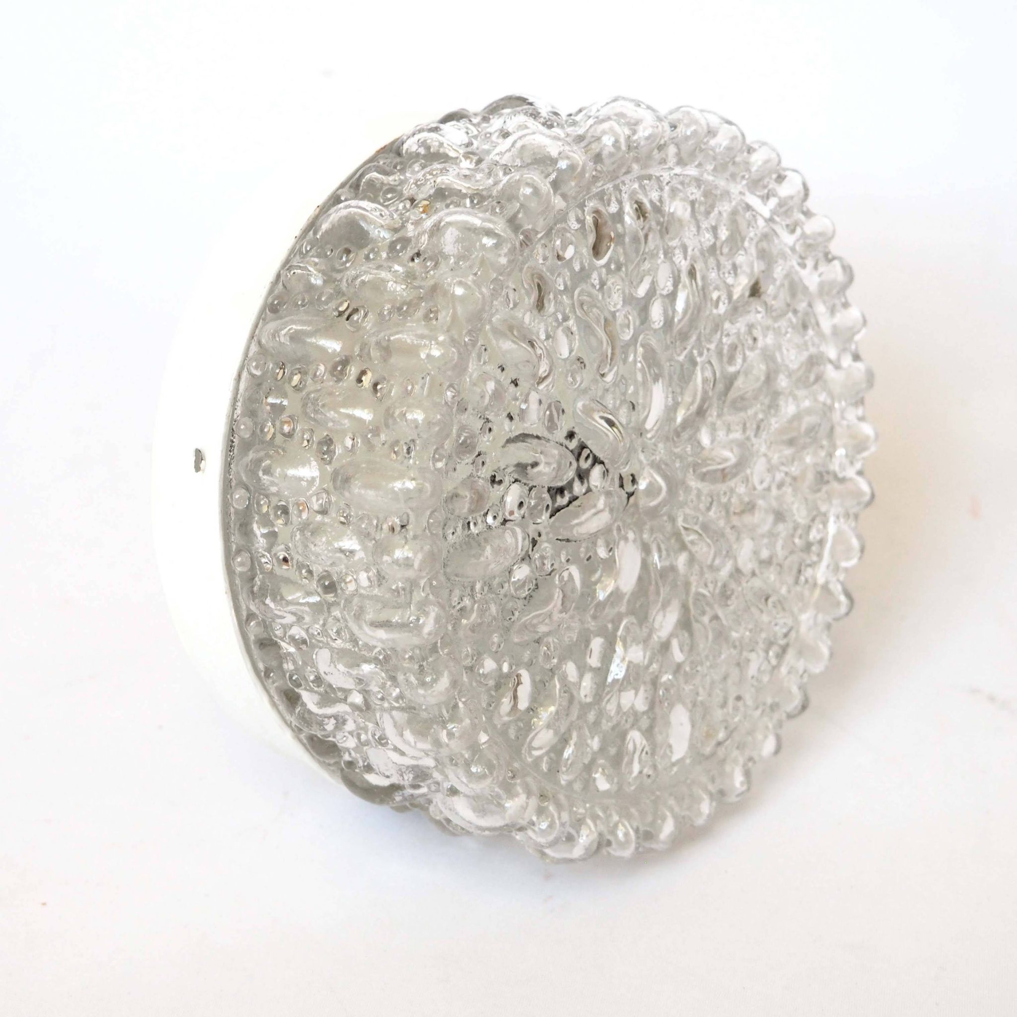 Applique verre moulé motif bulles Tynell