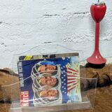 Designer plexiglass magazine rack